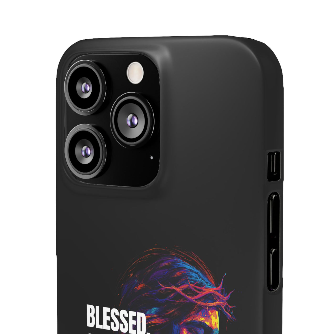 Blessed Saved loved - Snap Case - Jesus