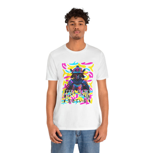 Samurai Still alive Shirt - mit Japanischer Schrift