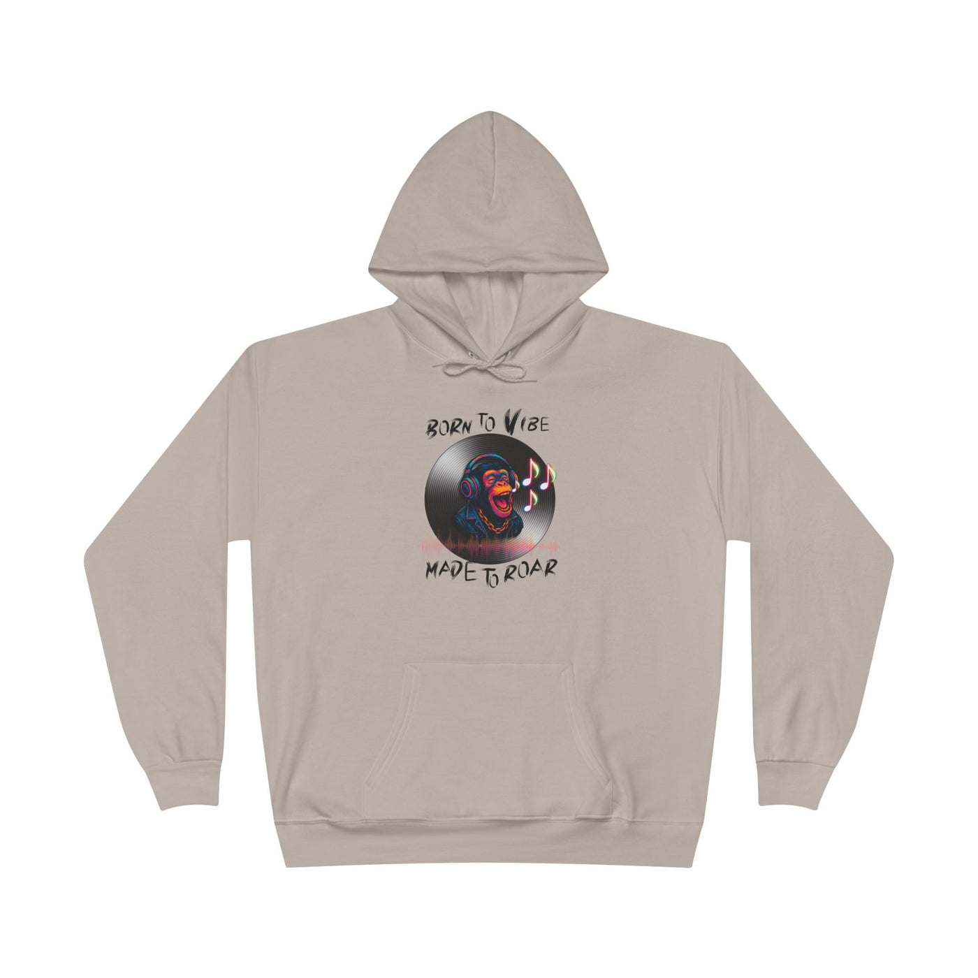 Born to Vibe Hoodie - cool monkey design / Monkey