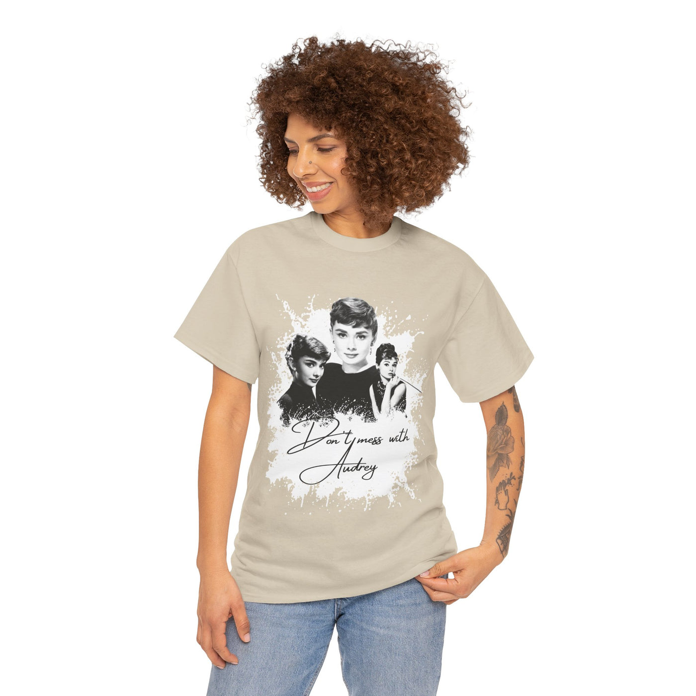 Don't mess with Audrey - Audrey Hepburn T Shirt