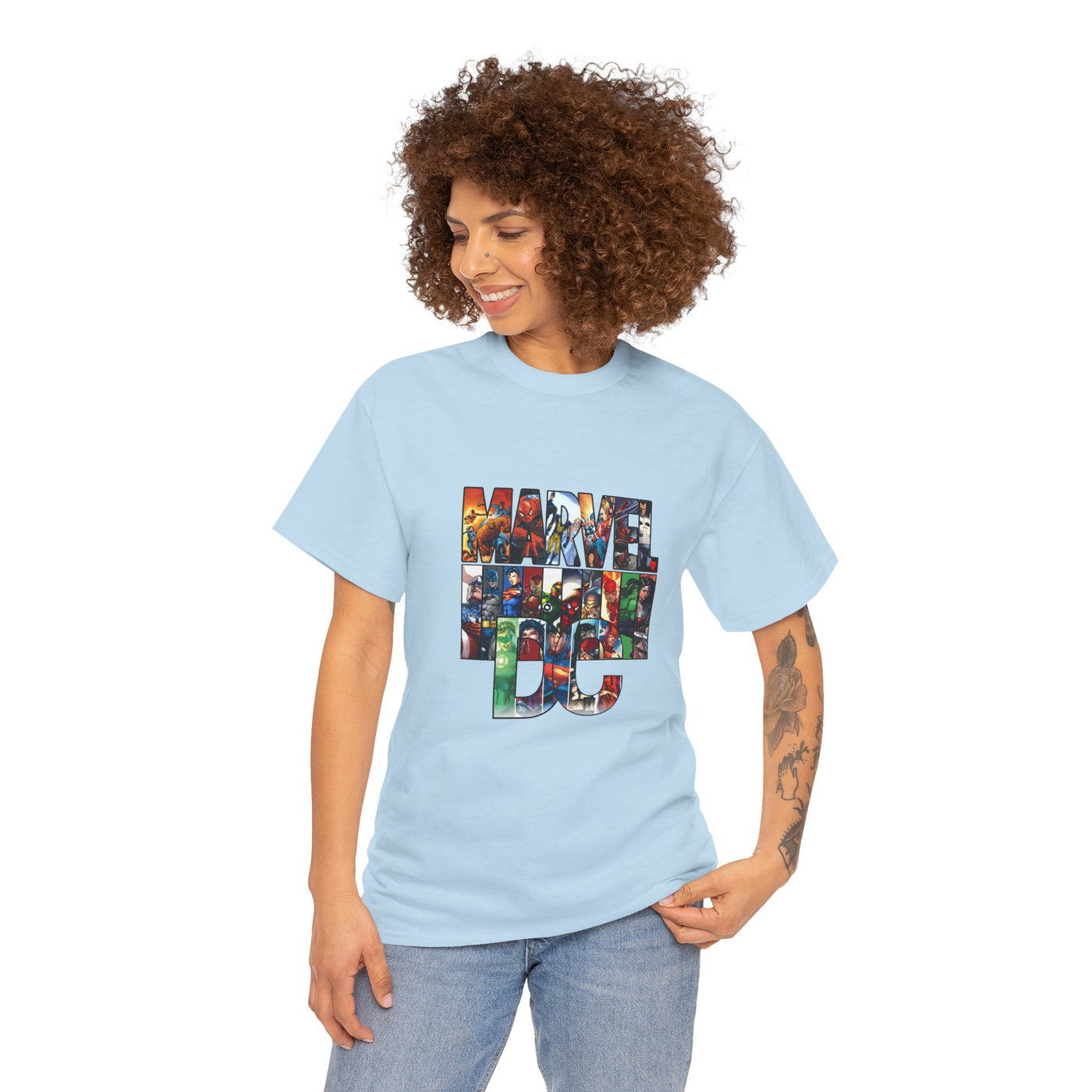 Marvel vs. DC Graphic Unisex T-Shirt, Superhero
