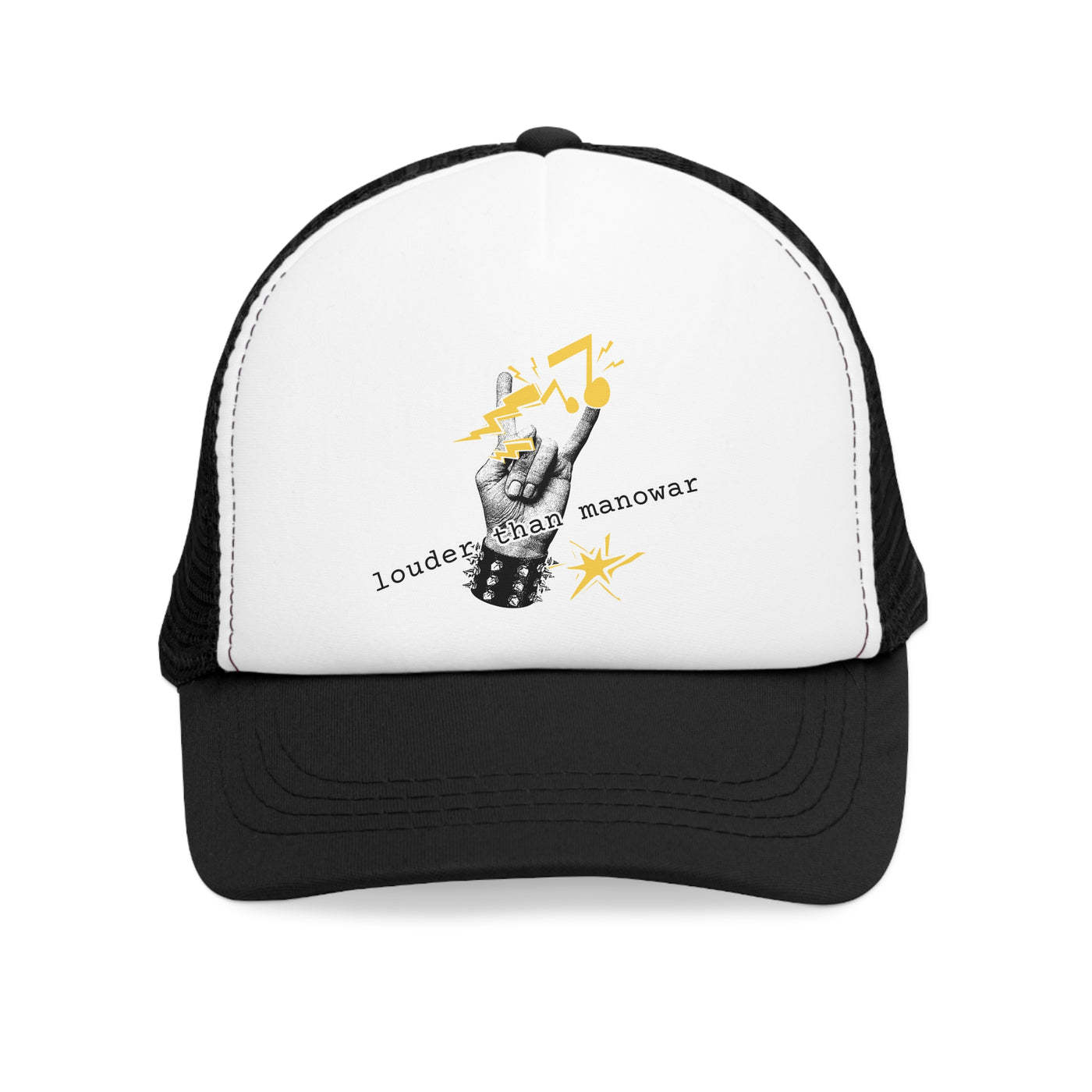 Punk Mesh Cap "louder than manowar"