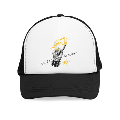 Punk Mesh Cap "louder than manowar"