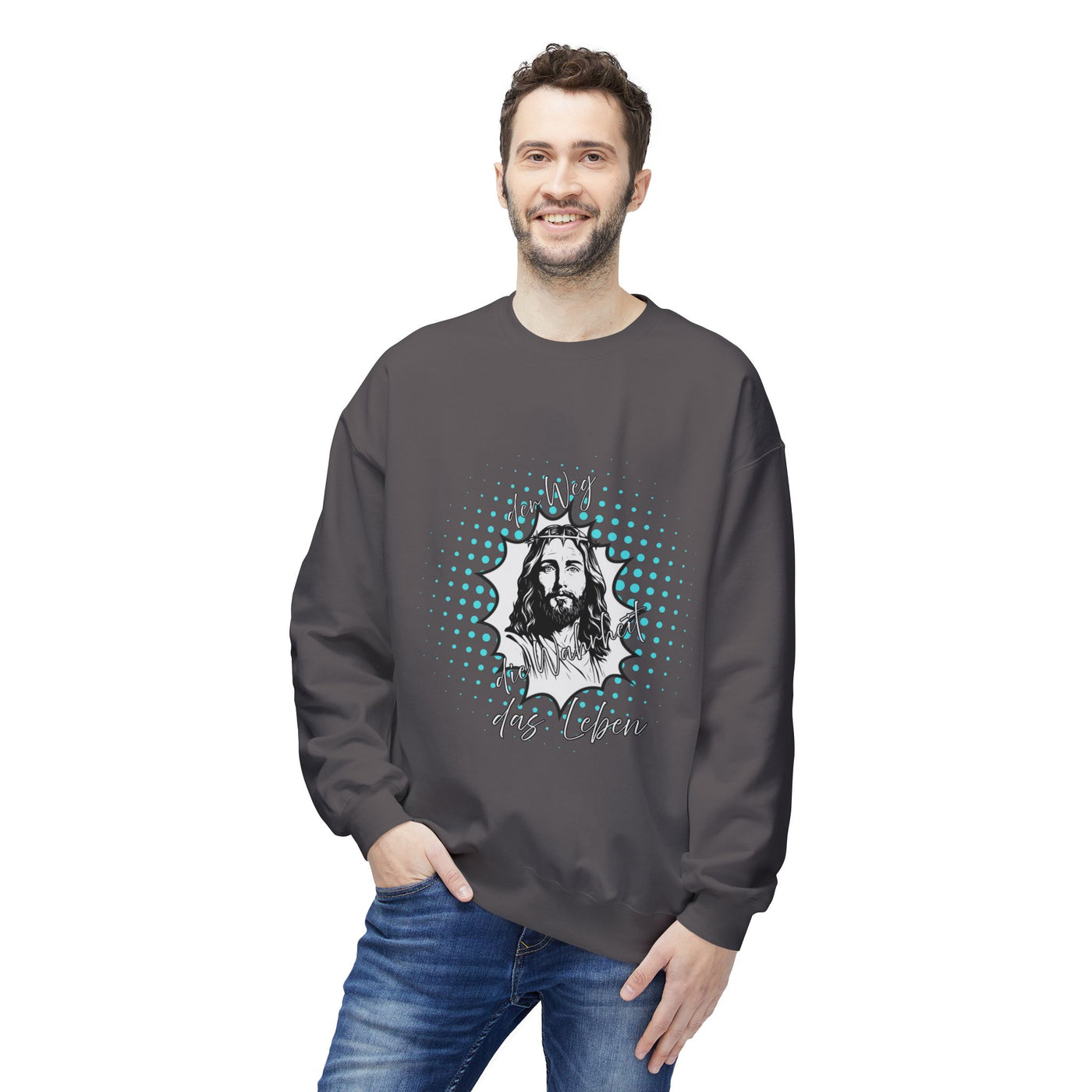 Jesus der Weg - die Wahrheit  - das Leben Sweatshirt