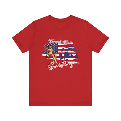 Beach Girls Surfing USA