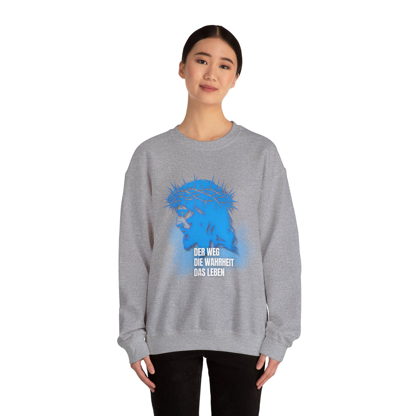 Sweatshirt Jesus "Der Weg - Die Wahrheit - Das Leben"