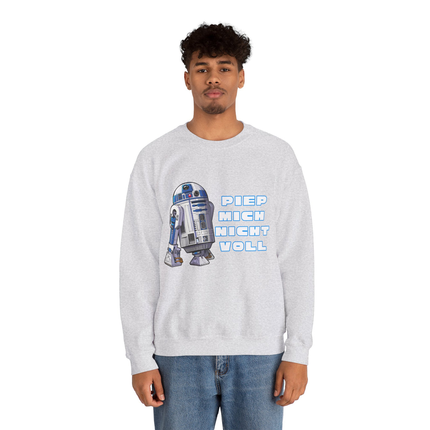 R2-D2 Inspired Unisex Crewneck Sweatshirt - Fun and Cozy