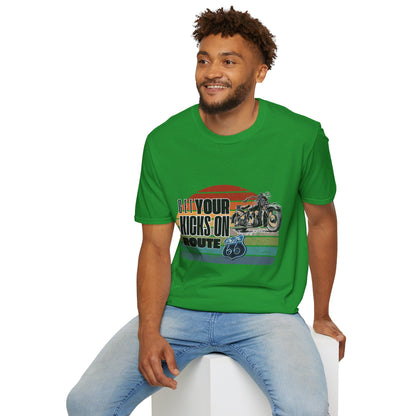 Retro Motorcycle Adventure Hoodie - 'Get Your Kicks On Route 66'