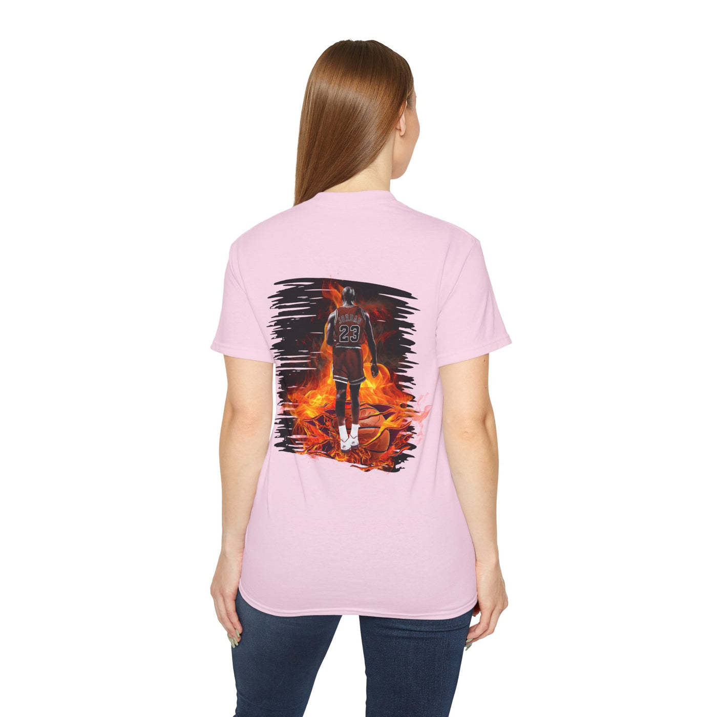 Basketball Jordan, Cool Sports Shirt, Unisex Cotton T-Shirt