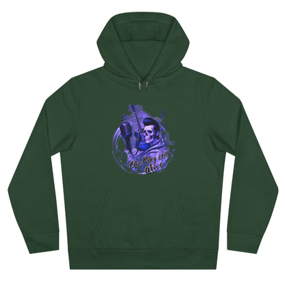 Rock 'n' Roll King Hooded Sweatshirt - 'The King Still Alive' Graphic
