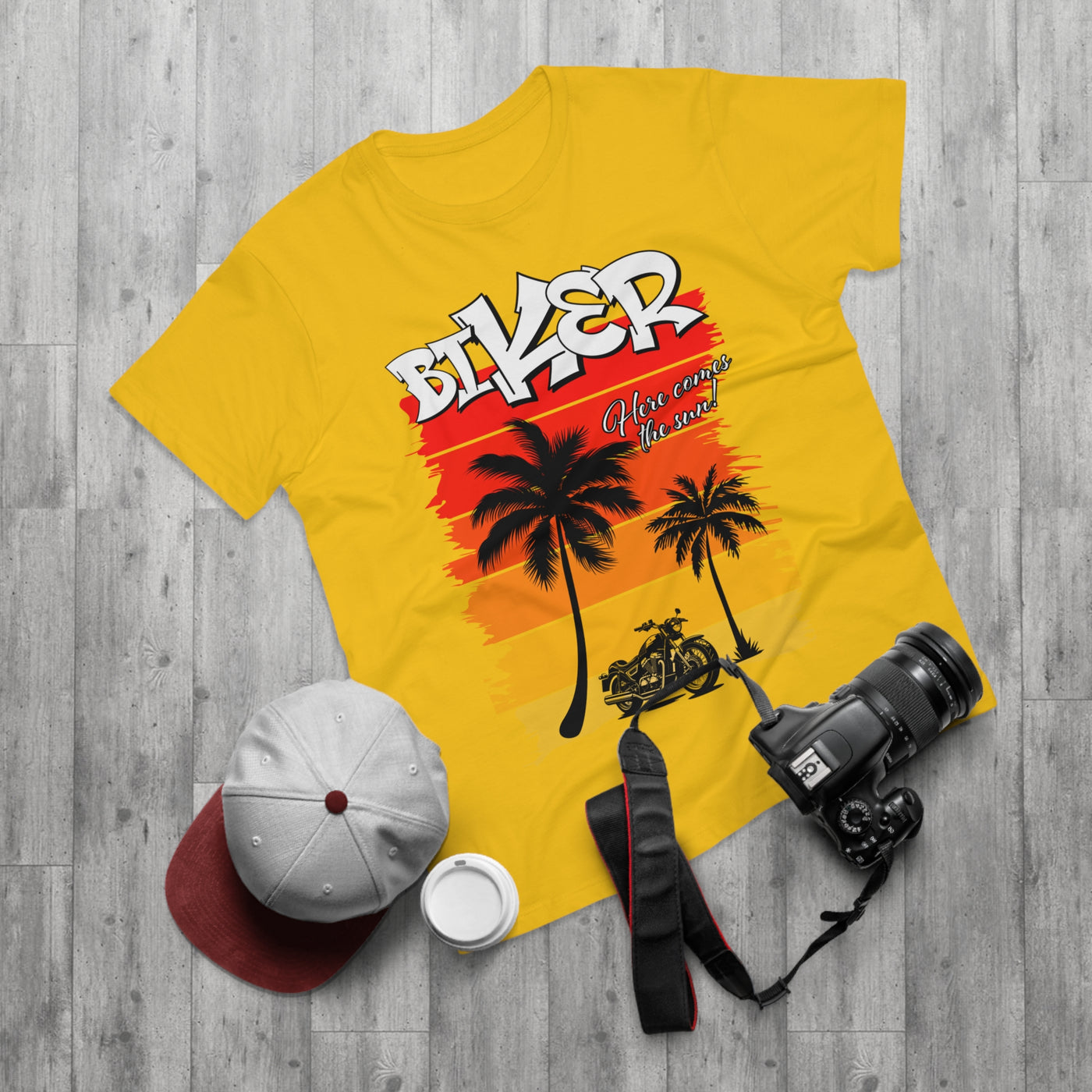 Retro Biker Vibes T-shirt -