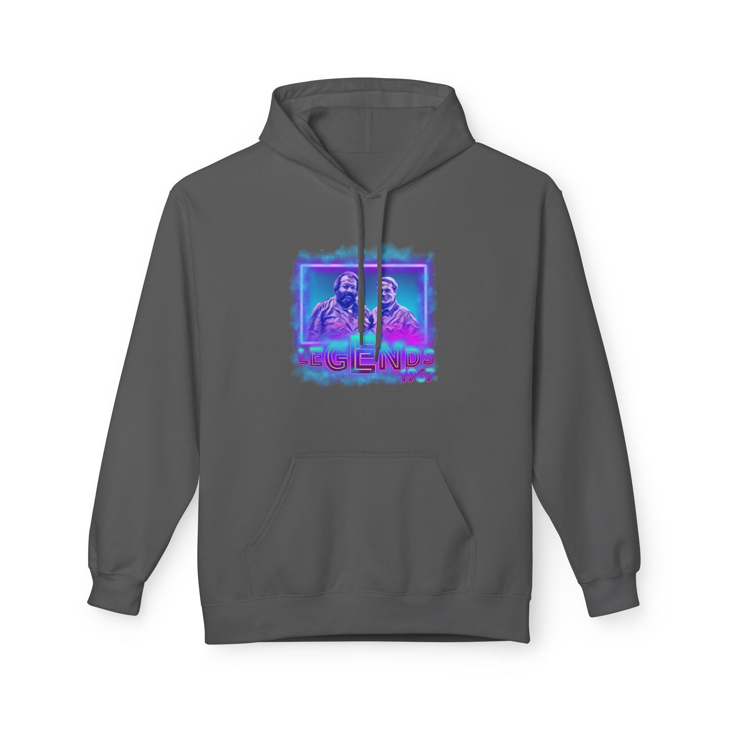 Legends Bud Spencer & Terence Hill Neon Fleece Hoodie - Unisex Retro Streetwear