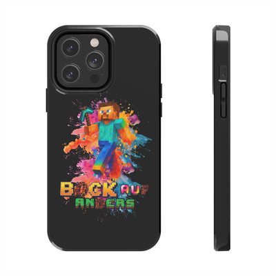 Minecraft Inspired Tough Phone Case - Handyhülle  "Bock auf anders" Colorful Gamer Design