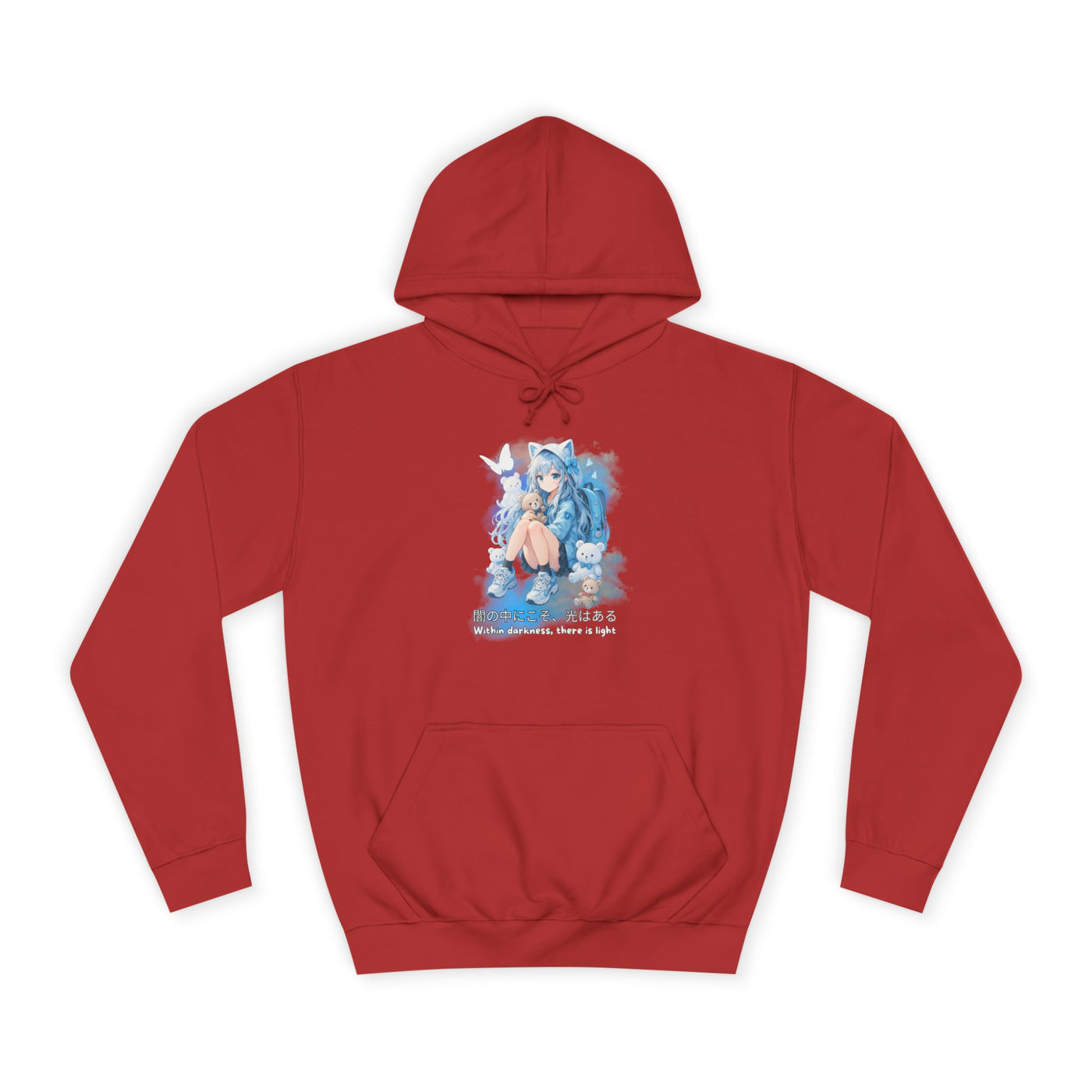 Hoodie, Anime Sweatshirt "Within darkness there is a light"