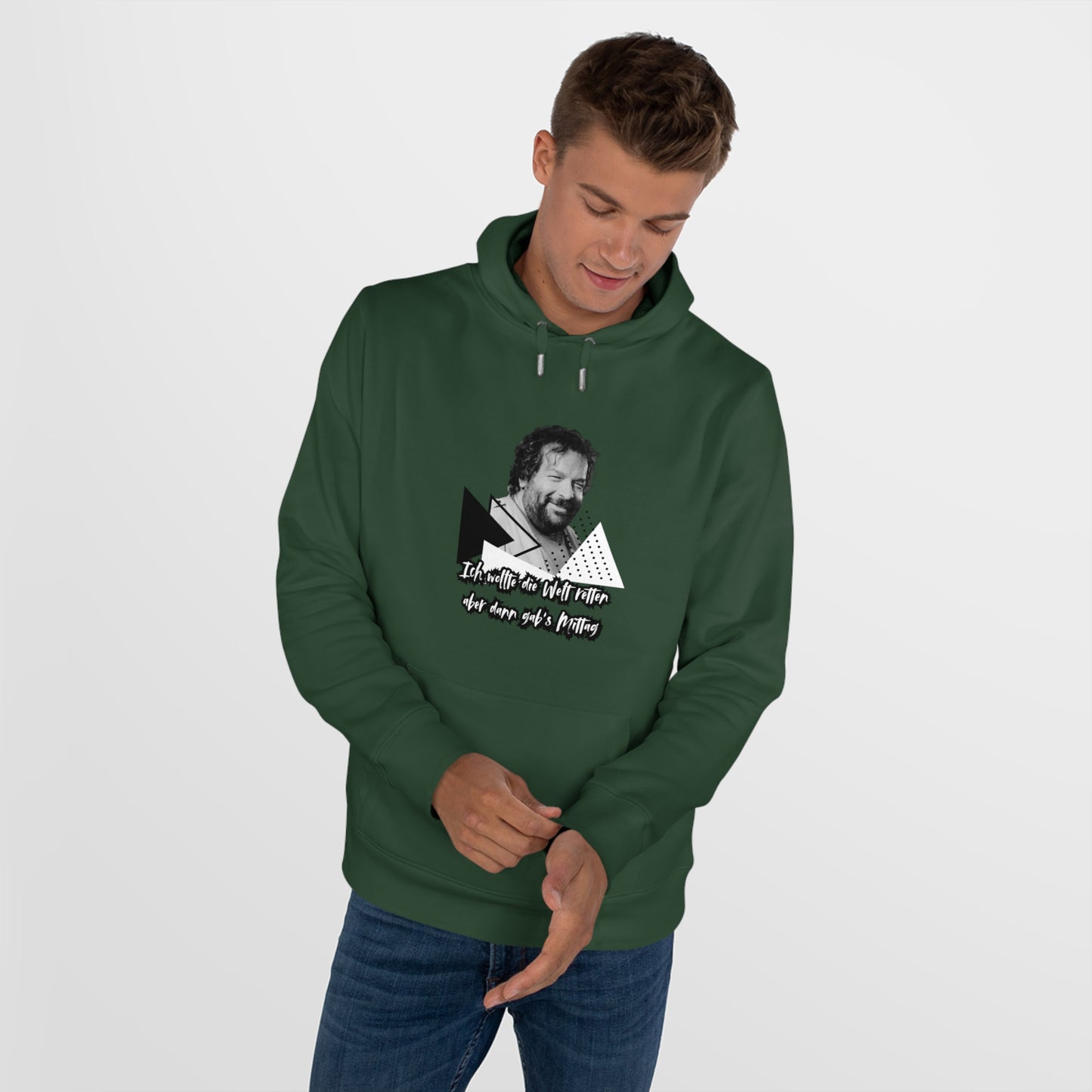 Hoodie Bud Spencer - I wanted to save the world and then...