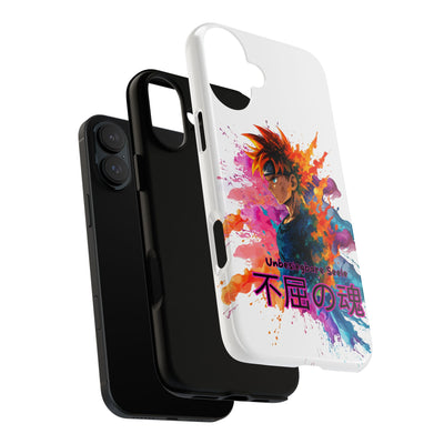 "unbesiegbare Seele" Tough Cases - Colorful Anime Phone Case Handyhülle