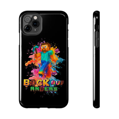 Minecraft Inspired Tough Phone Case - Handyhülle  "Bock auf anders" Colorful Gamer Design