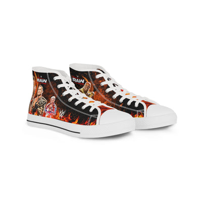 WWE, Wrestling Legenden The Rock, Hulk Hogan, Undertaker High Top Sneakers