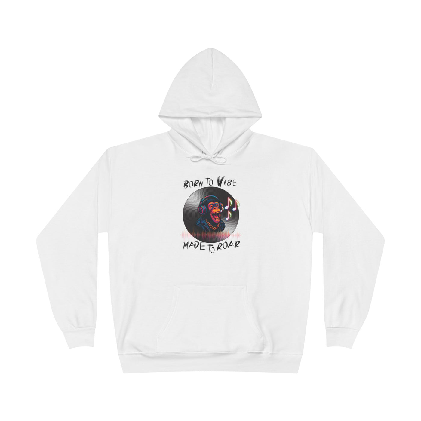 Born to Vibe Hoodie - cool monkey design / Monkey
