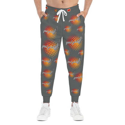 Vibrant Bird Print Athletic Joggers - Jogginghose "Good Girls Gone Bad"
