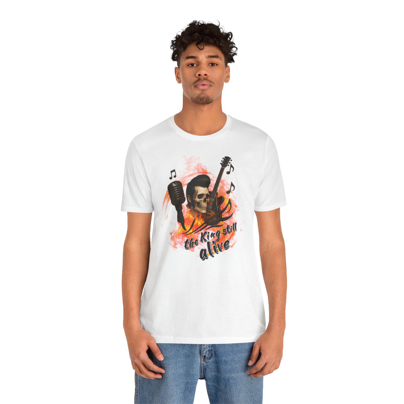 Music Vibes Unisex Jersey Tee - 'The King Still Alive' Graphic T-Shirt
