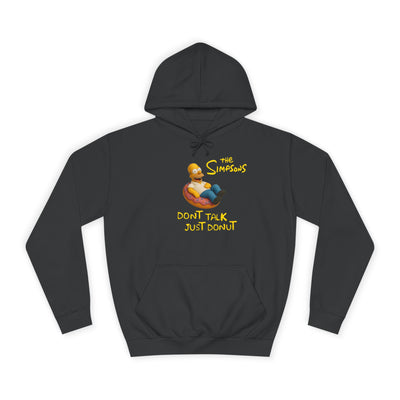 Funny Donut Lover Hoodie, Unisex College Hoodie, The Simpsons