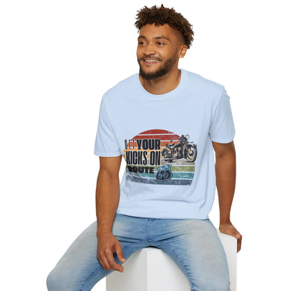 Retro Motorcycle Adventure Hoodie - 'Get Your Kicks On Route 66'