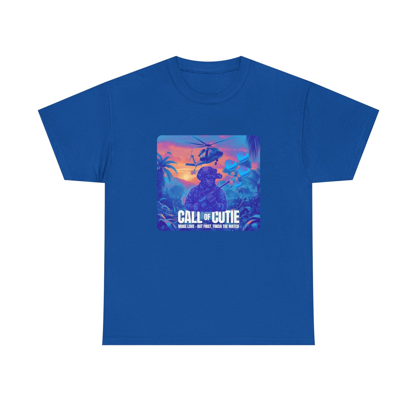 Retro Call of Cutie Unisex Oversized Boxy Tee - Chill Vibes for Game Lovers 