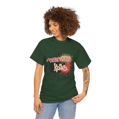 Urban Street Art Tee, Graphic T-Shirt, Casual Wear, Artistic Gift, Street Style Top, Hip-Hop Fashion Shirt Unisex - Graffiti