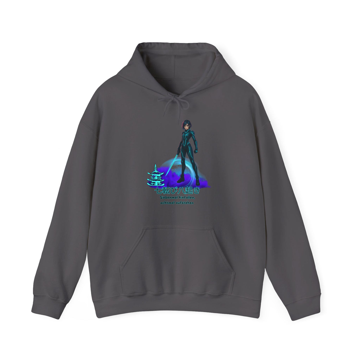 Hoodie  Anime "siebenmal hinfallen - achtmal aufstehen"