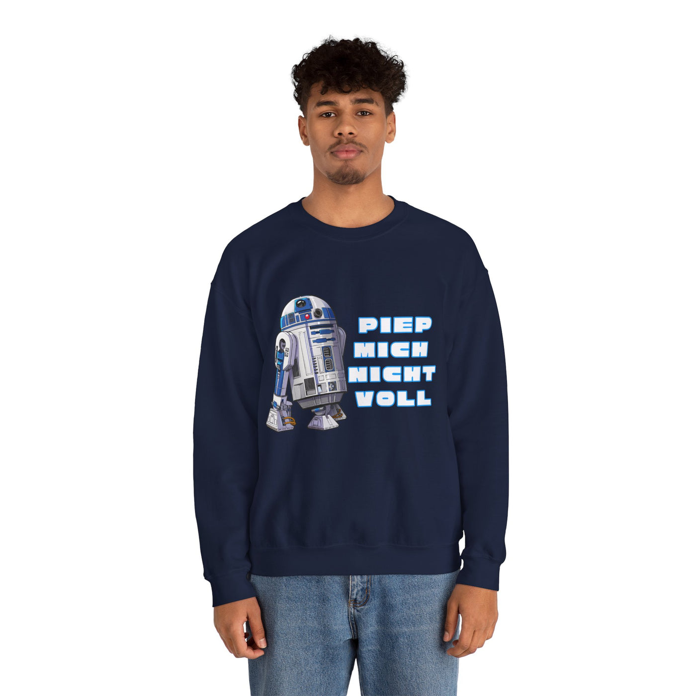 R2-D2 Inspired Unisex Crewneck Sweatshirt - Fun and Cozy