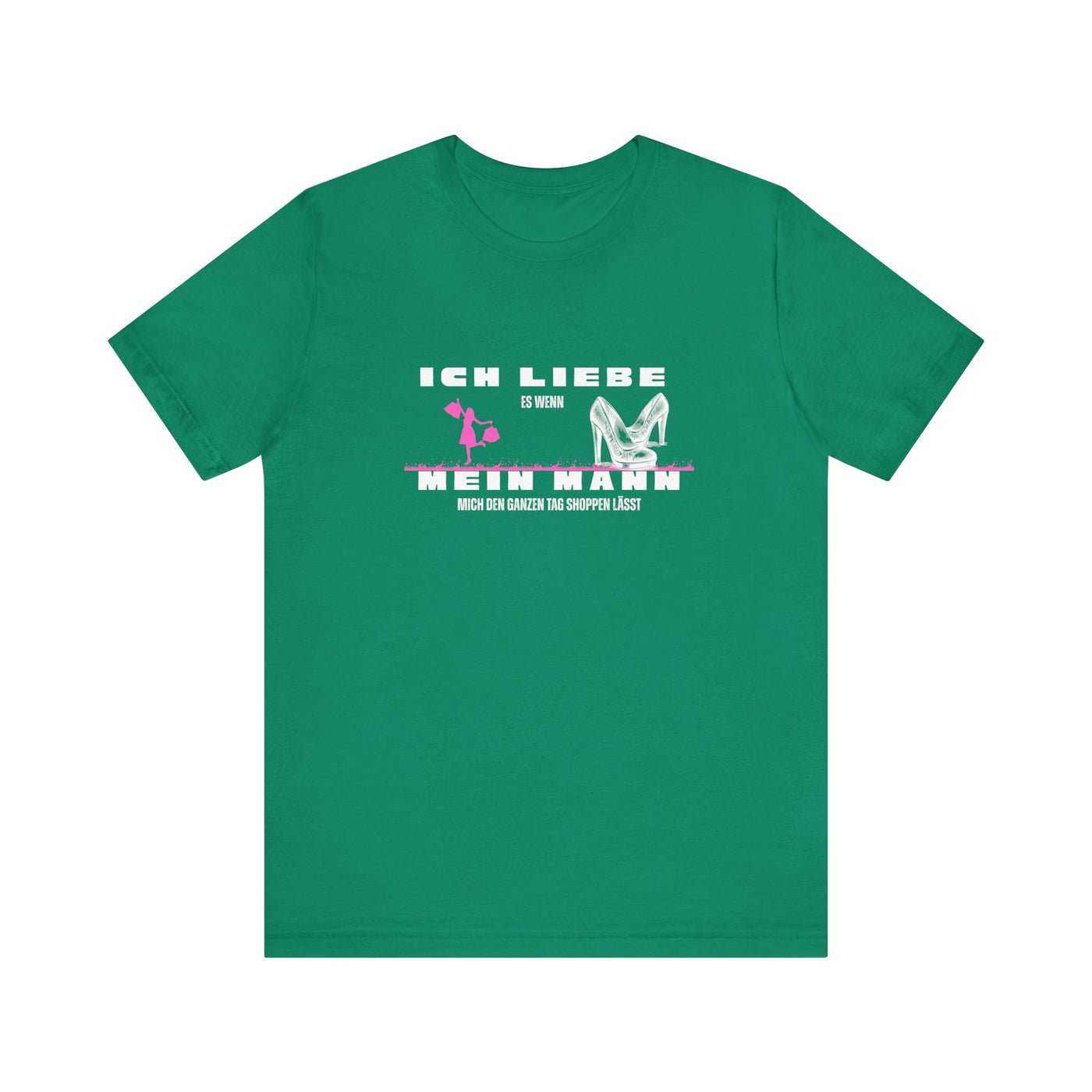 Ich liebe mein Mann "Shopping" Unisex Jersey Short Sleeve Tee