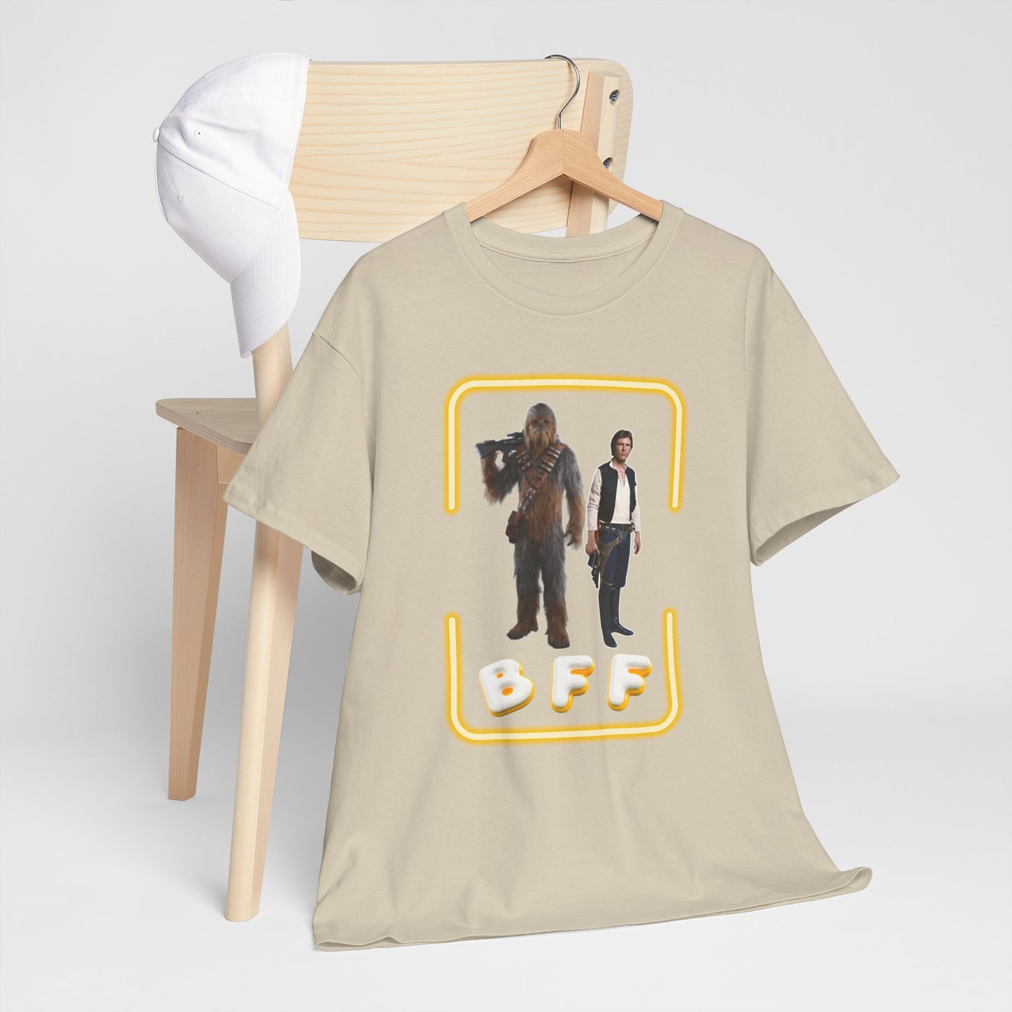 BFF Chewbacca & Han Solo Unisex Heavy Cotton Shirt